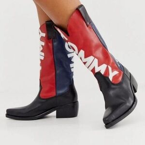 Tommy Hilfiger cowboy boots size 10